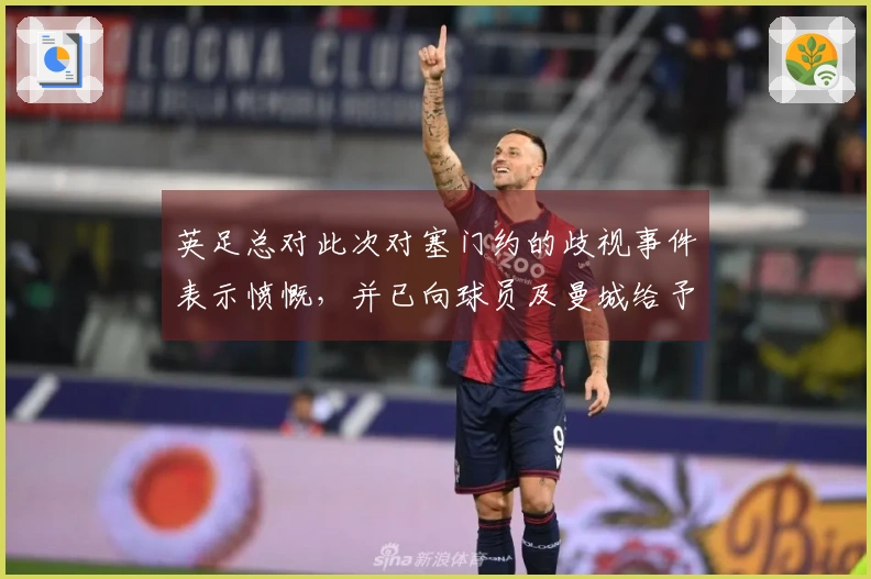 英足总对此次对塞门约的歧视事件表示愤慨，并已向球员及曼城给予支持